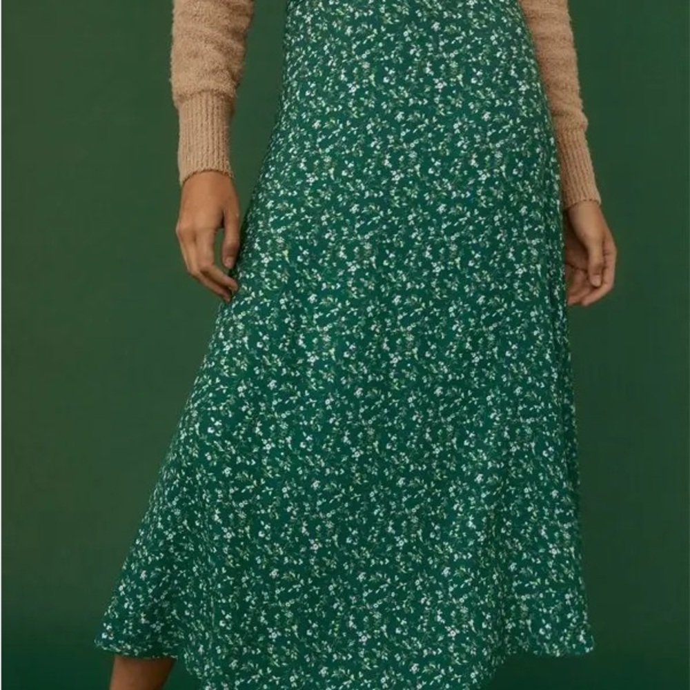 Reformation bea midi skirt NWOT